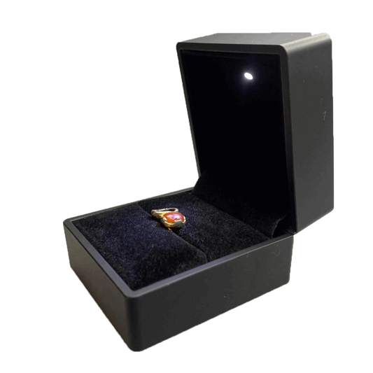 Schmuckbox für sicheres Aufbewahren für Grillz mit LED